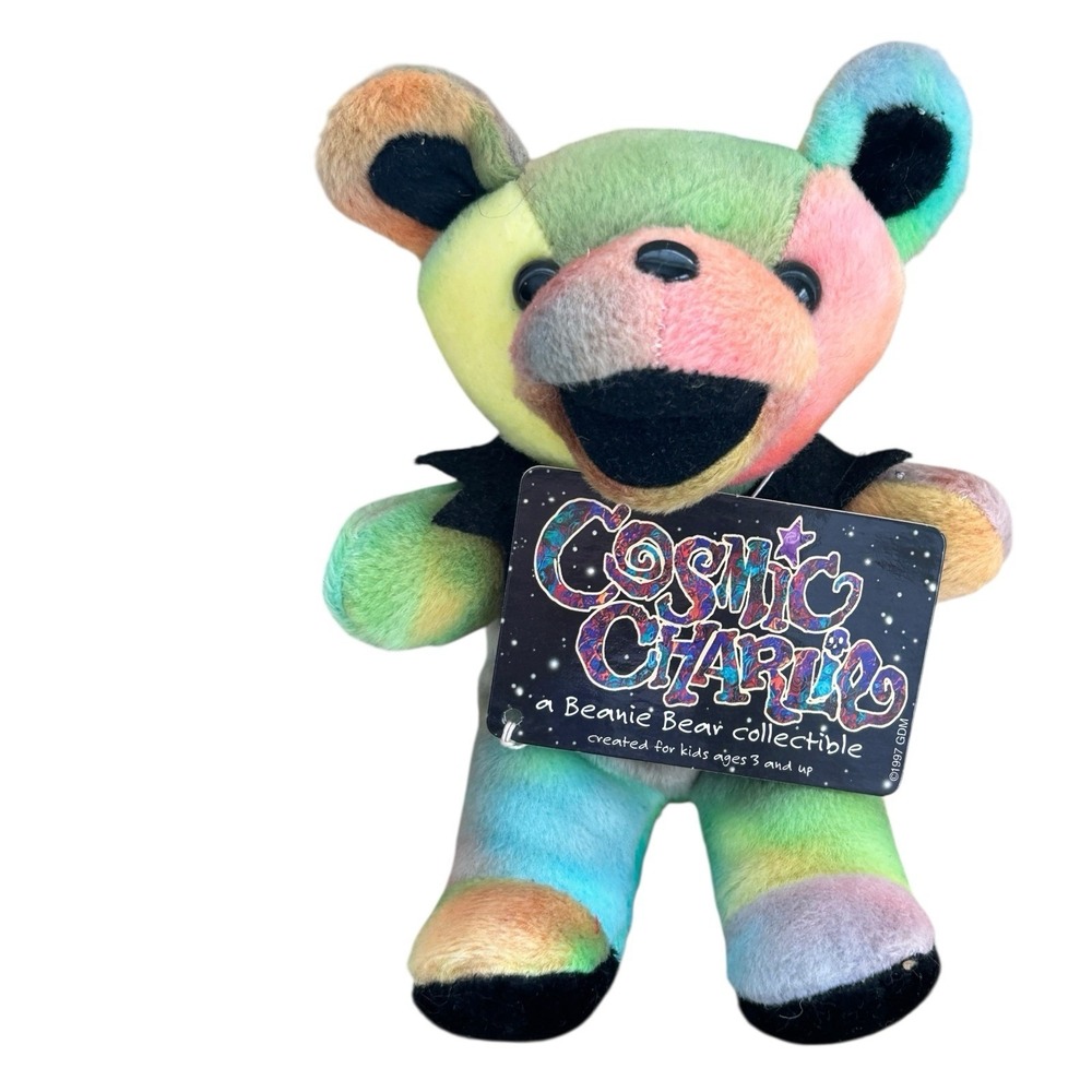 Gratful Dead‎ plush bear  1997 Cosmic Charlie 1-8-66 The Fillimore Steven Smith